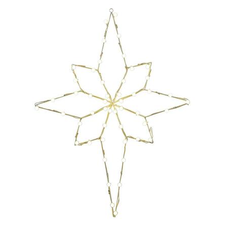 VICKERMAN 48 x 36 in. Bethlehem Star Ornament with C7 Wire Motif V146040